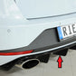Rieger 00088130 SEAT 5F Leon Cupra Rear Diffuser