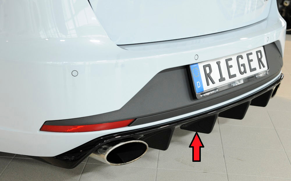 Rieger 00088130 SEAT 5F Leon Cupra Rear Diffuser