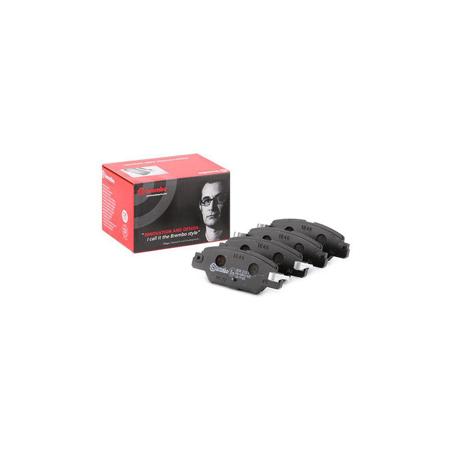 Brembo P 49 053 Brake Pad Set With Acoustic Wear Warning