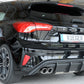 Rieger 00034205 Ford DEH Focus 4 Rear Diffuser for Twin Tailpipe Left & Right (Inc. Focus 4 ST) -  Matte Black