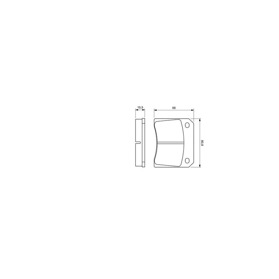 Bosch 0986424685 Brake Pad Set With Mounting Manual BP399