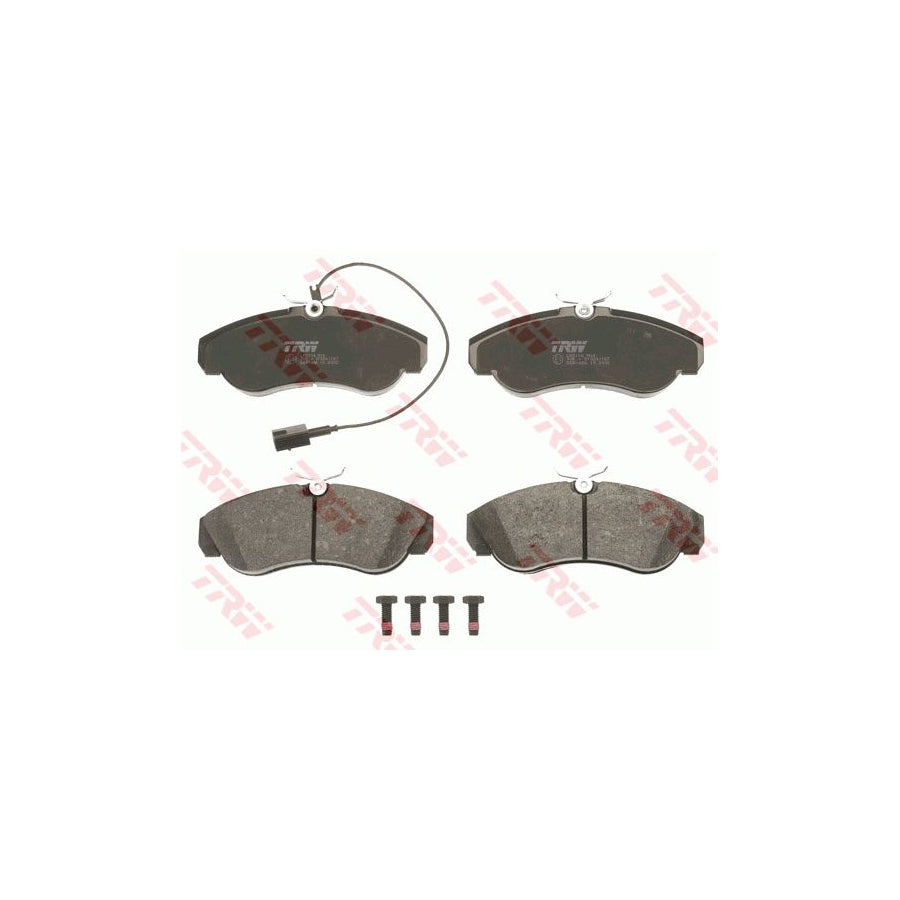 TRW Gdb1426 Brake Pad Set Incl Wear Warning Contact With Brake Caliper Screws With Accessories