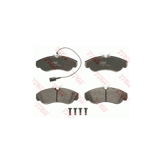 TRW Gdb1426 Brake Pad Set Incl Wear Warning Contact With Brake Caliper Screws With Accessories