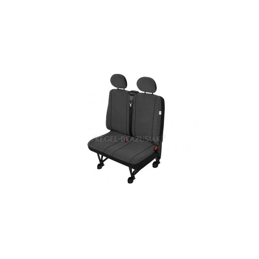 KEGEL 5-1493-233-4020 Car seat cover Black/White, Polyester, Front, Rear
