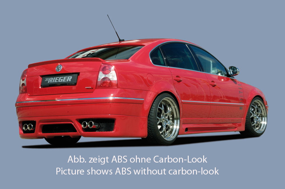 Rieger 00099739 VW 3BG 3B Passat Right Side Skirt - Carbon-Look