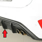 Rieger 00034203 Ford DEH Focus 4 Rear Diffuser (Inc. Focus 4 ST)