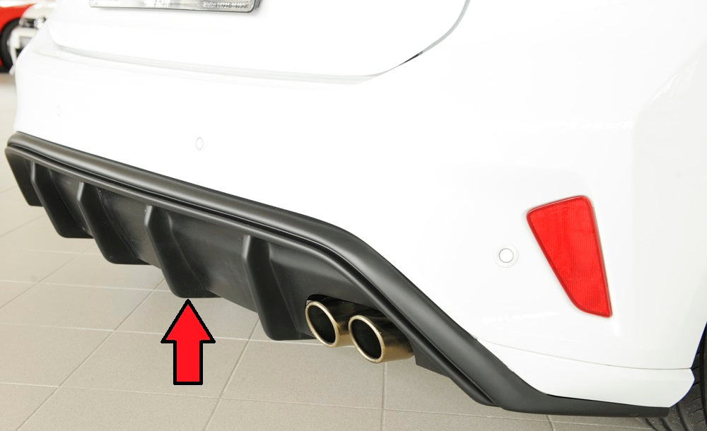 Rieger 00034203 Ford DEH Focus 4 Rear Diffuser (Inc. Focus 4 ST)