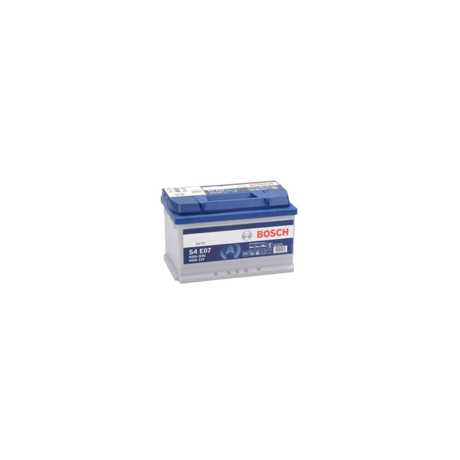 Bosch S4 E07 Car Battery 12V 65Ah Type 100 EFB S4E07 | Duco Car Parts UK Car Parts