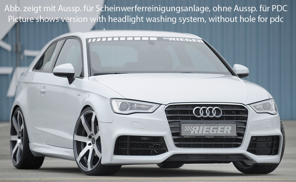 Rieger 00056793 Audi 8V Front Bumper (A3 & S3)