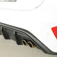 Rieger 00034203 Ford DEH Focus 4 Rear Diffuser for Original Twin Tailpipe RIght (Inc. Focus 4 ST) -  Matte Black