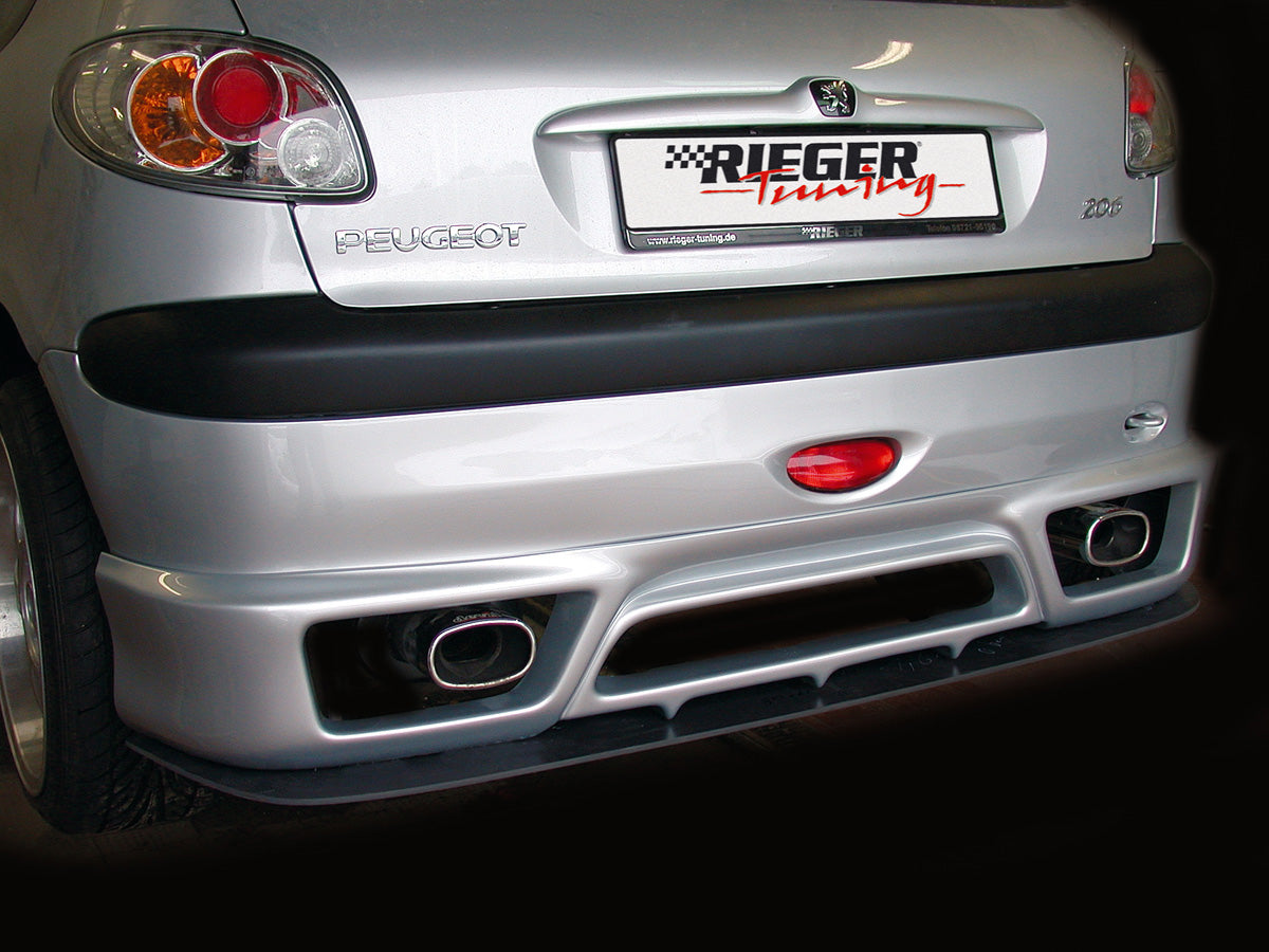 Rieger 00052209 Peugeot 206 Rear Diffuser