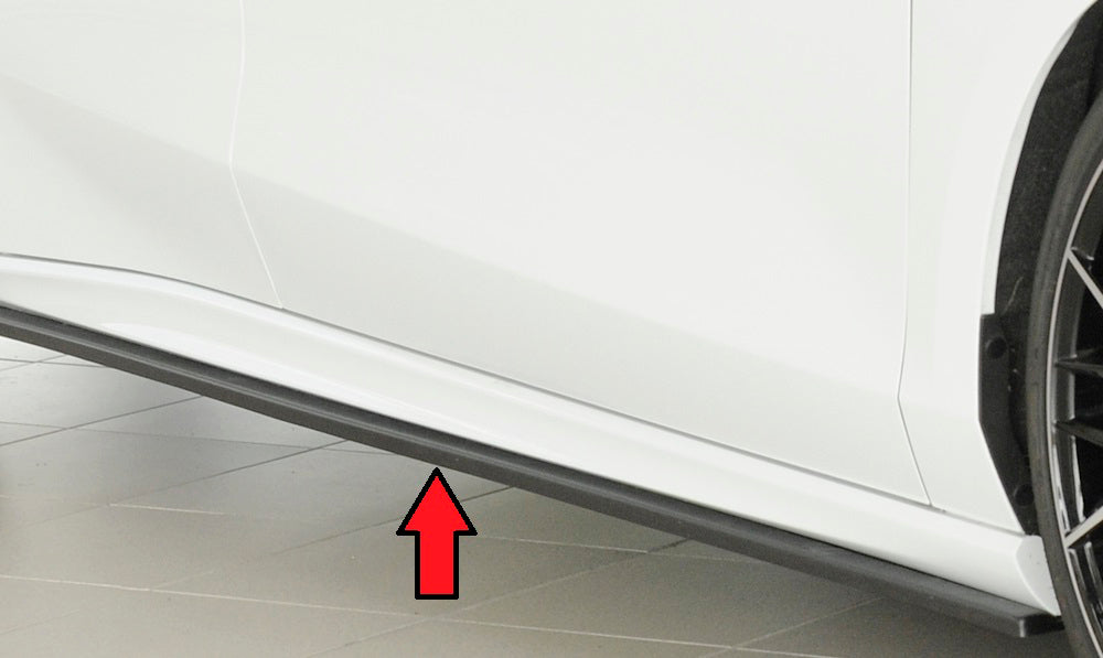 Rieger 00034202 Ford DEH Focus 4 Right Side Skirt Splitter (Inc. Focus 4 ST)