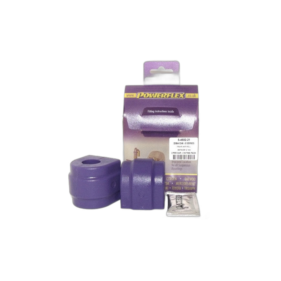 Powerflex PFF5-4602-21 BMW E46 Front Anti Roll Bar Bush 21.5mm | Duco Car Parts UK Car Parts