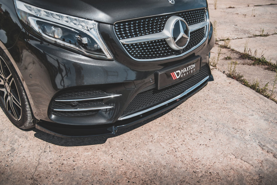 Maxton Design Mercedes Benz V-Class AMG-Line W447 Facelift Front Splitter V.3