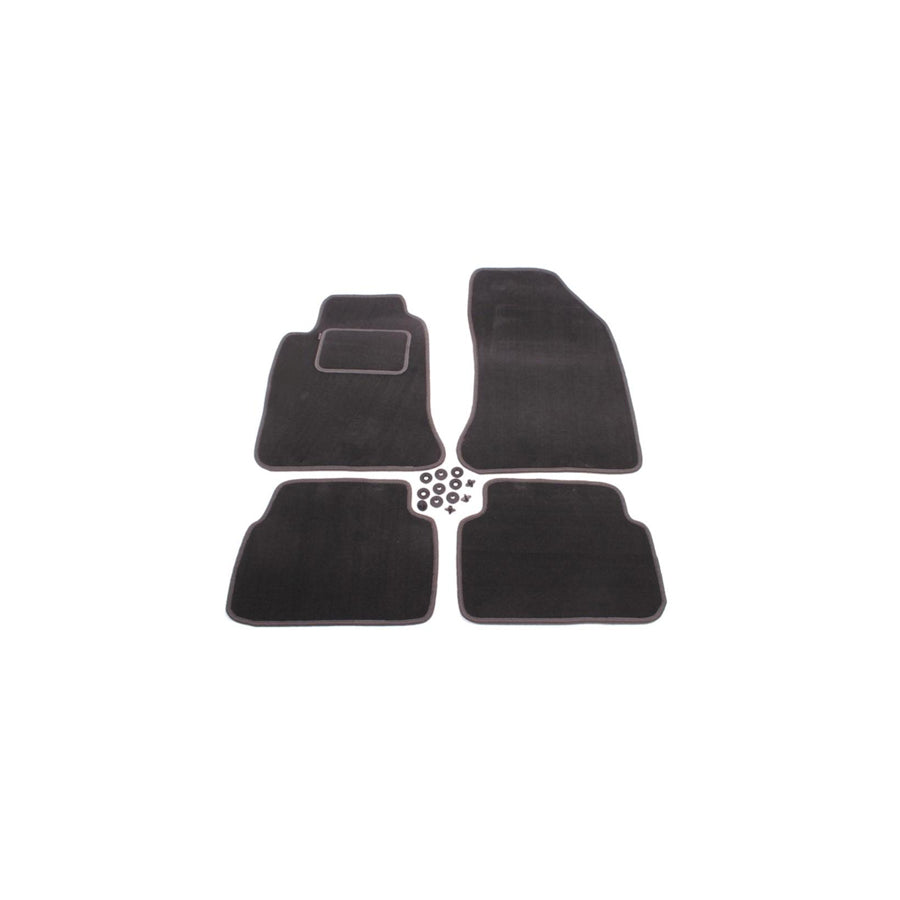 MAMMOOTH A041 RNT260 PRM 02 Floor mat set for RENAULT Laguna II Hatchback (BG) Textile, Front and Rear, Quantity: 4, Grey