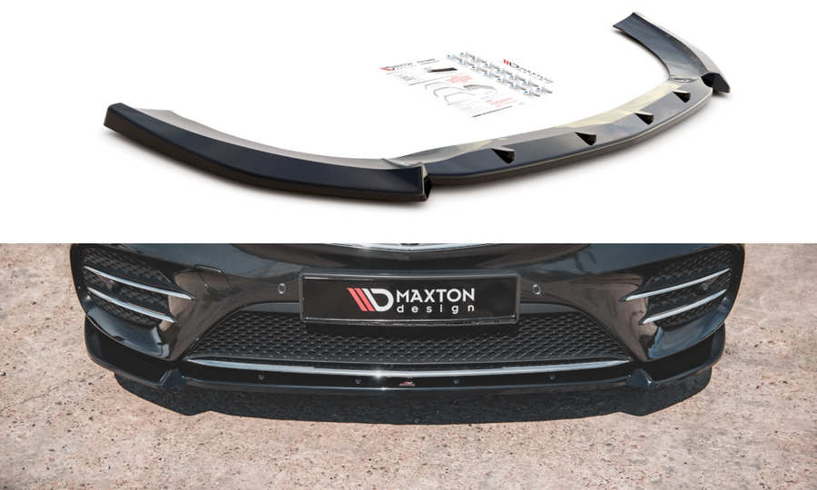 Maxton Design ME-V-447F-AMGLINE-FD3T Front Splitter V.3 Mercedes Benz V-Class AMG-Line W447 Facelift | Duco Car Parts UK Car Parts