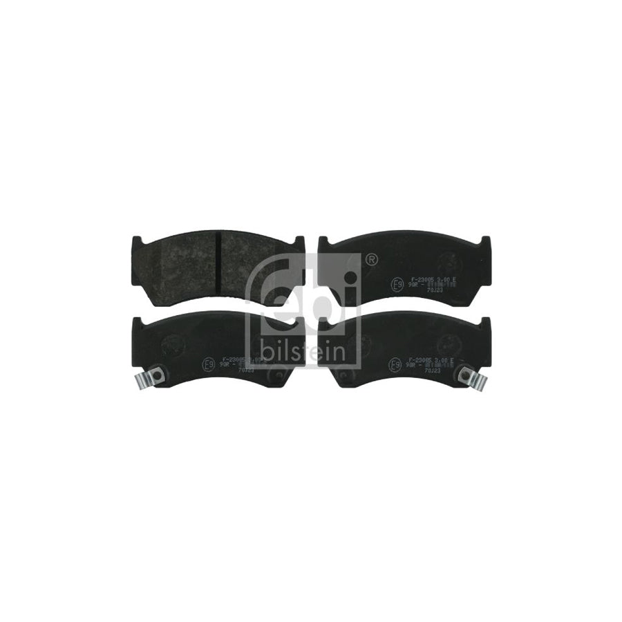Febi Bilstein 16267 Brake Pad Set Front Axle With Acoustic Wear Warning