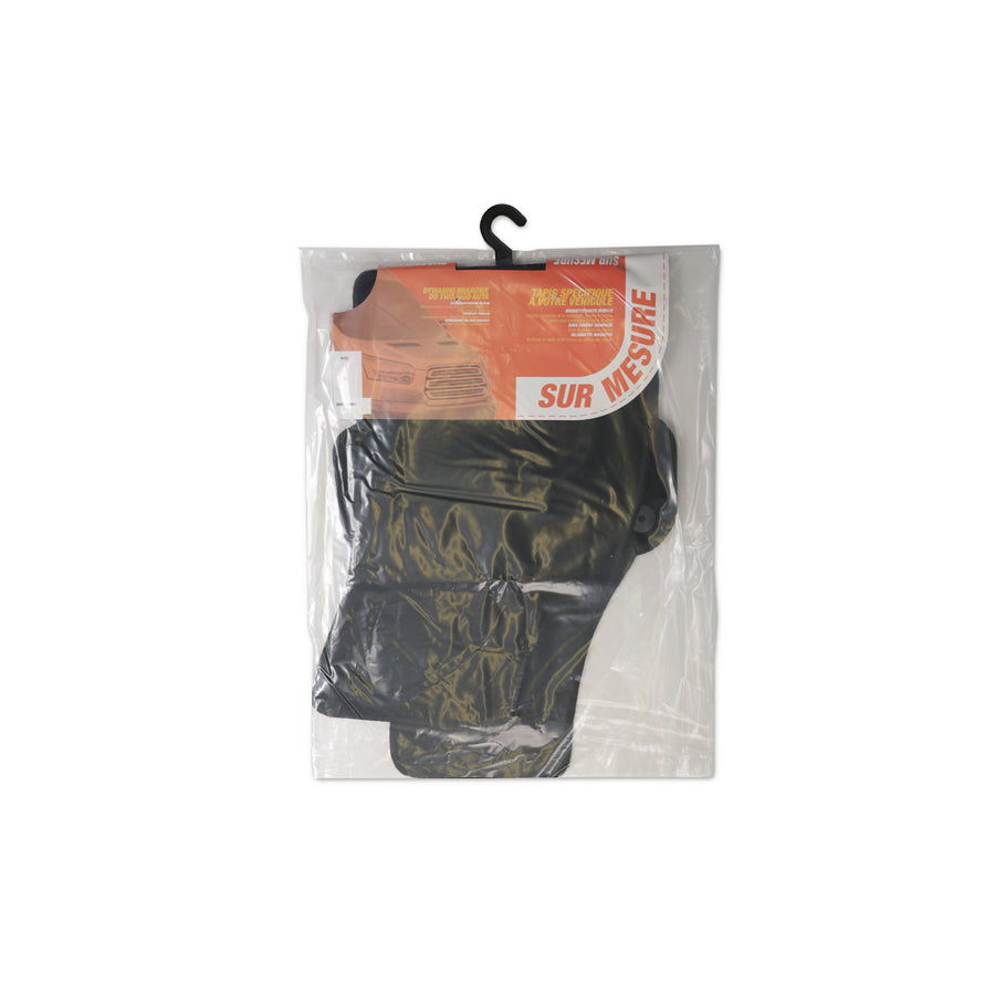 CUSTOPOL Tailored AUD115C Floor mat set for AUDI A4 Textile, Front and Rear, Quantity: 4, Black