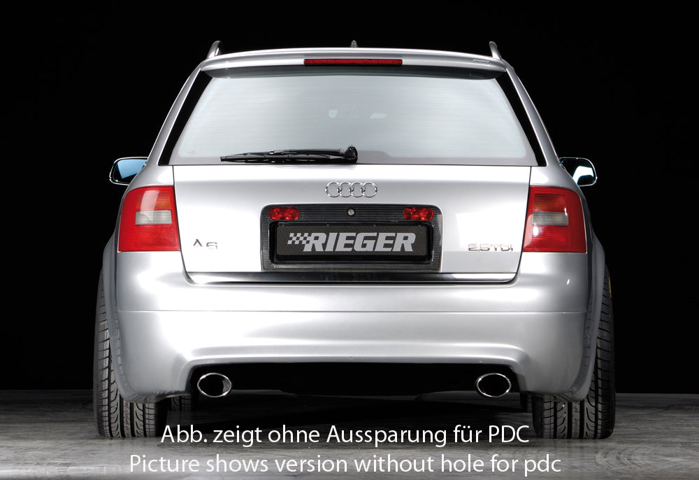 Rieger 00055317 Audi 4B A6 Rear Diffuser - S6-Look