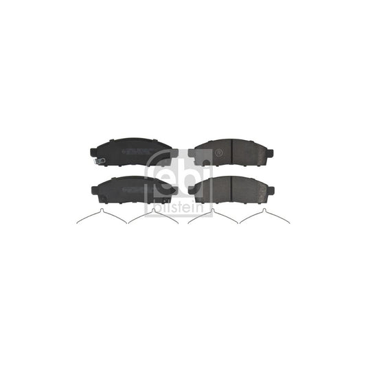 Febi Bilstein 16624 Brake Pad Set Front Axle With Acoustic Wear Warning With Staples
