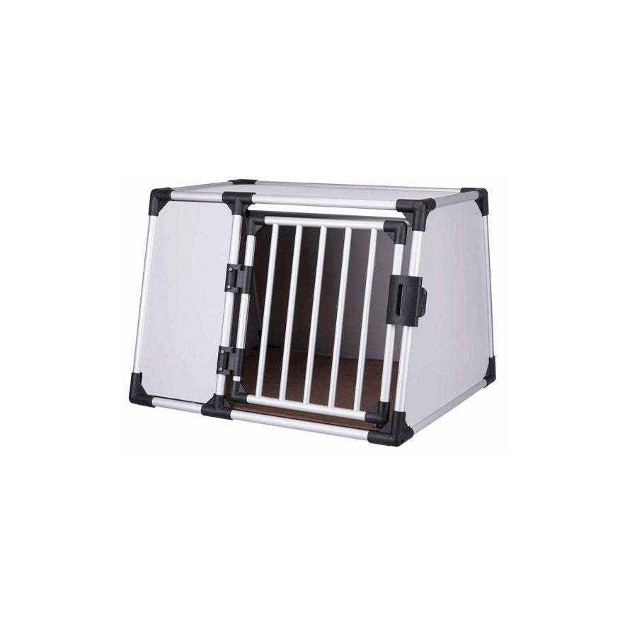 JOLLYPAW 7721853 Dog carrier Aluminium, Size: L, Colour: Light Grey, Silver