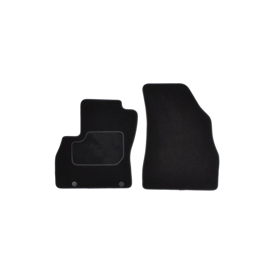 MAMMOOTH A041 CIT290 PRM 01 Floor mat set for CITRO??? NEMO Textile, Front, Quantity: 2, Black