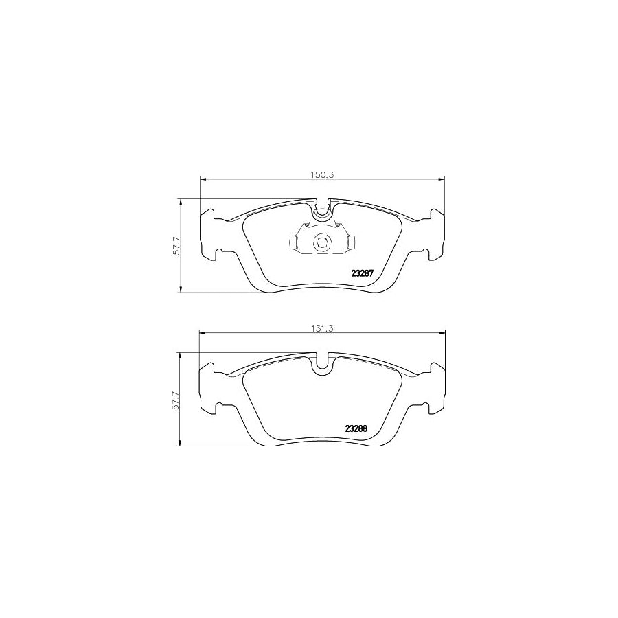 Hella 8DB 355 008 741 Brake Pad Set Prepared For Wear Indicator