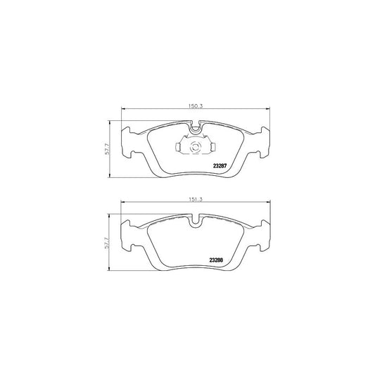 Hella 8DB 355 008 741 Brake Pad Set Prepared For Wear Indicator
