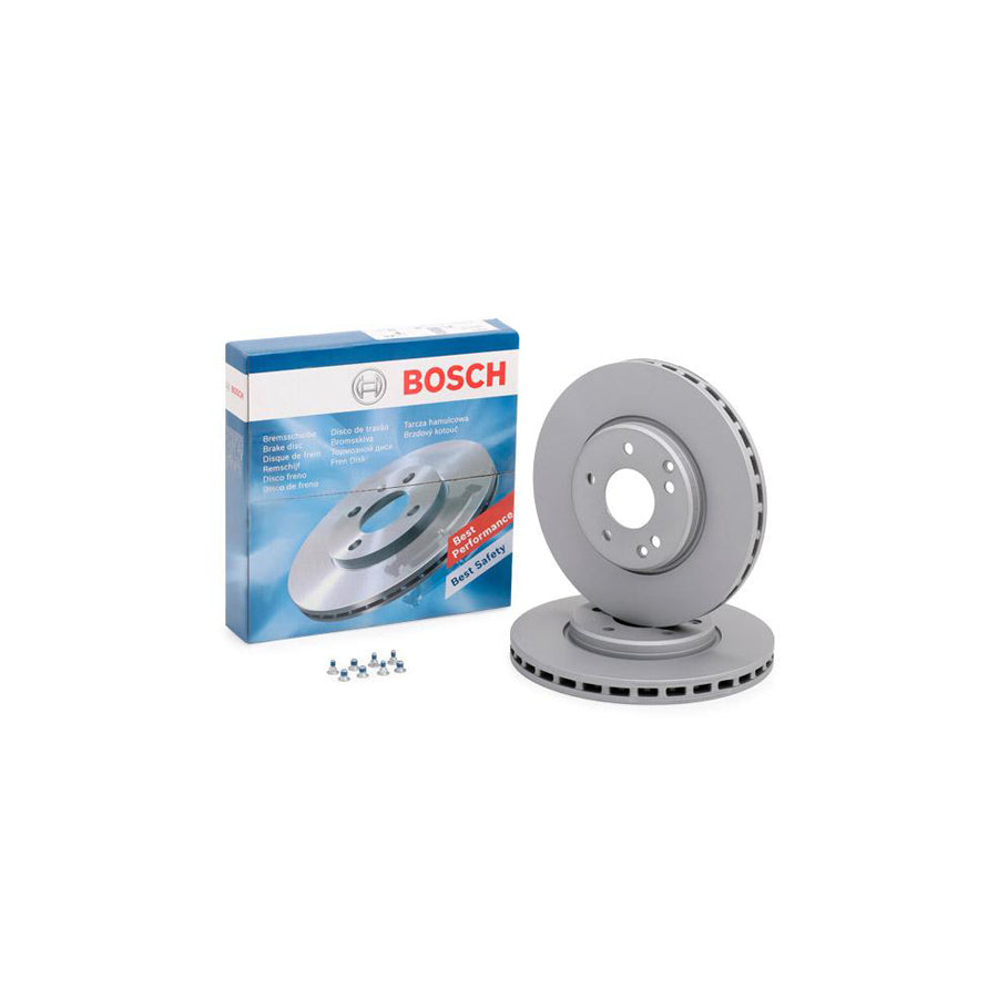 BOSCH 0 986 478 876 Brake Disc Internally Vented Vented Coated High carbon with bolts screws