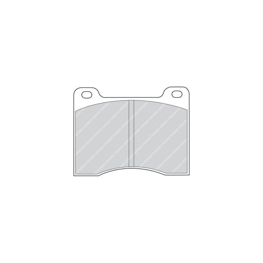 Ferodo Sl Fsl1659 Brake Pad Set For Jeep Grand Cherokee Ii Wj Wg Not Prepared For Wear Indicator