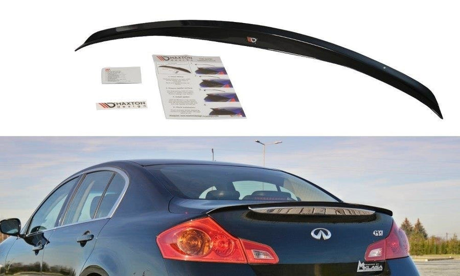 Maxton Design IN-G37-S-CAP1T Spoiler Cap Infiniti G37 Sedan | Duco Car Parts UK Car Parts