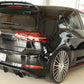 Rieger 00059589 VW Mk7 Golf GTI Rear Diffuser for Original Tailpipe Left & RIght -  Matte Black