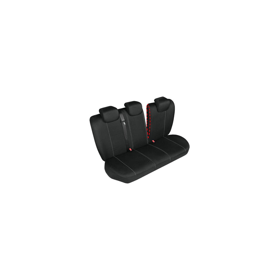 KEGEL HERMAN 5-1292-218-4011 Car seat cover Black, Polyester, Front and Rear
