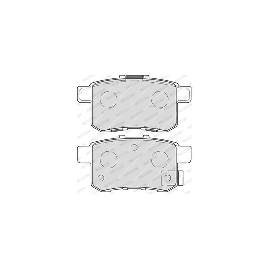 Ferodo Premier Fdb4198 Brake Pad Set For Honda Accord With Acoustic Wear Warning Without Accessories