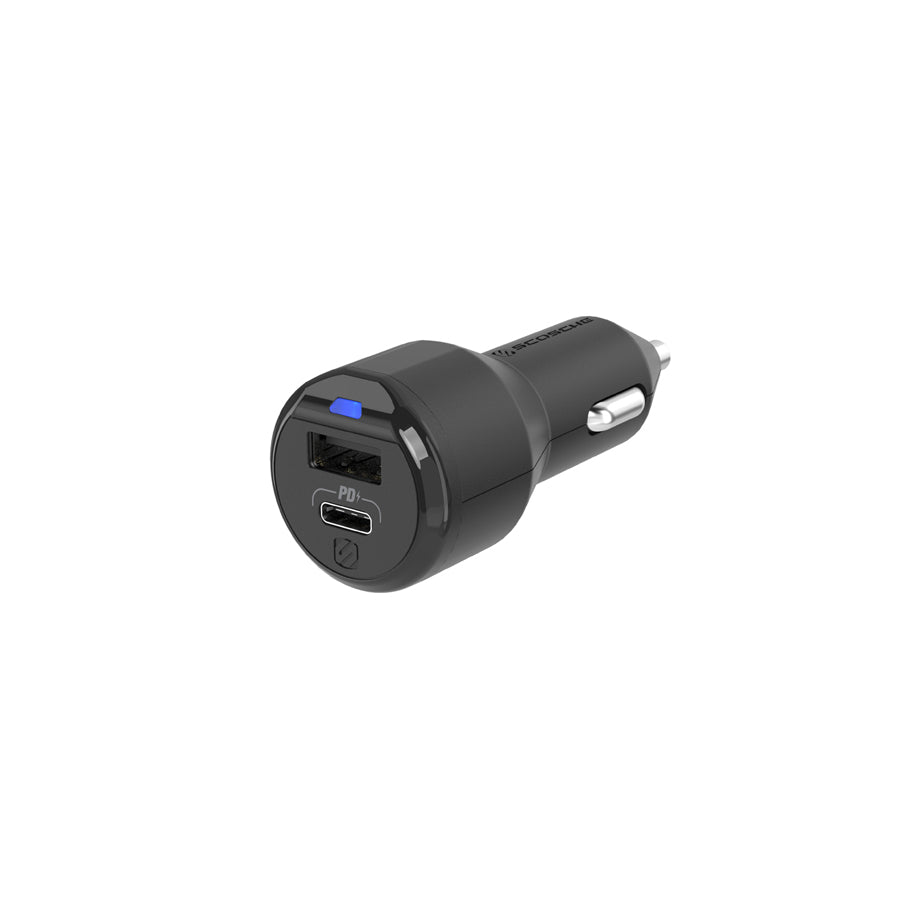 SCOSCHE PowerVolt, Power Delivery 3.0 8092 In-car charger Number of inlets/outlets: 1 USB-A, 1 USB-C, with control light