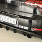 Rieger 00059589 VW Mk7 Golf GTI Rear Diffuser for Original Tailpipe Left & RIght -  Matte Black