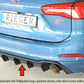 Rieger 00034216 Ford DEH Focus 4 Rear Diffuser (Inc. Focus 4 ST)