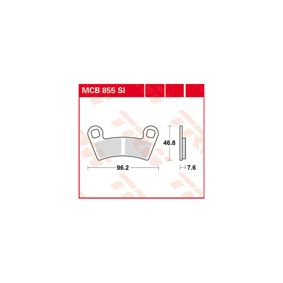 TRW Sinter Offroad Mcb855Si Brake Pad Set