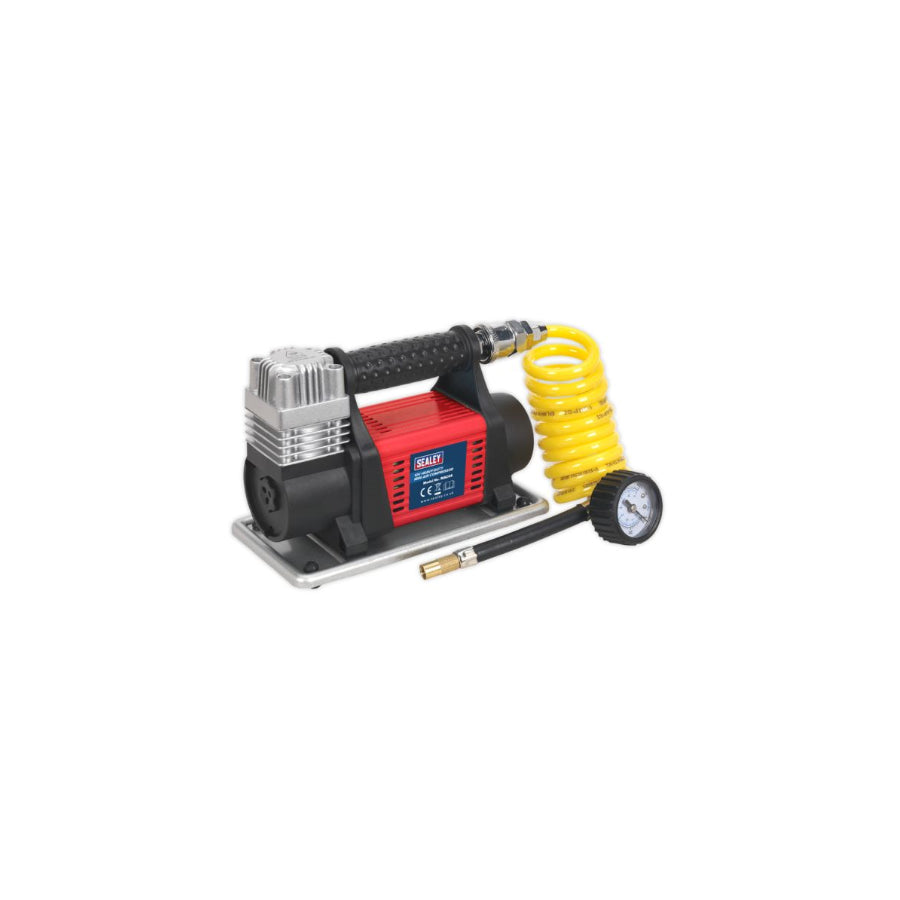 SEALEY MAC04 Air compressor 12V, 100 psi, Electric, cigarette lighter powered portable