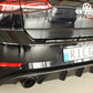 Rieger 00059589 VW Mk7 Golf GTI Rear Diffuser for Original Tailpipe Left & RIght -  Matte Black