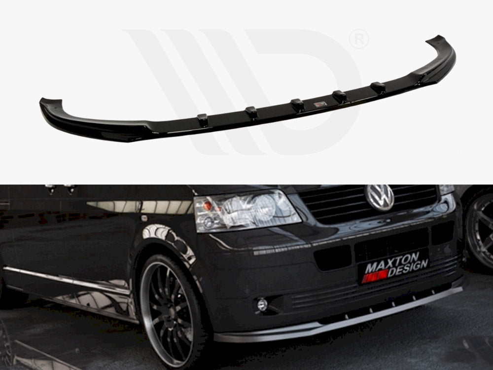 Maxton Design VW-T5-FD1T Front Splitter VW T5 | Duco Car Parts UK Car Parts