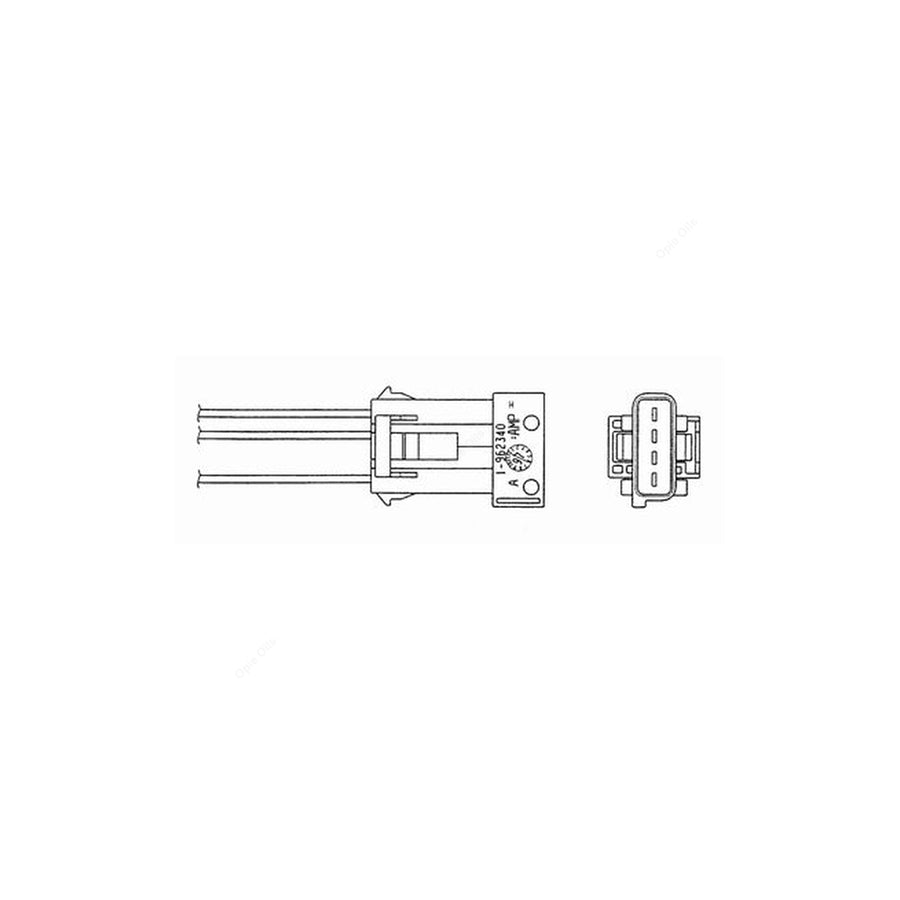 NTK Lambda Sensor / O2 Sensor (NGK 92033) - OZA828-EE12