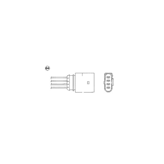 NTK Lambda Sensor / O2 Sensor (NGK 90652) - OZA806-EE5