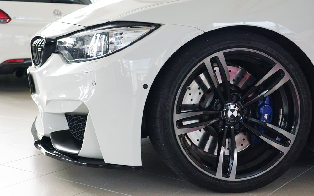 Rieger 00088125 BMW 4 Series F80 F82 F83 Front Splitter (M3 & M4) - Glossy Black