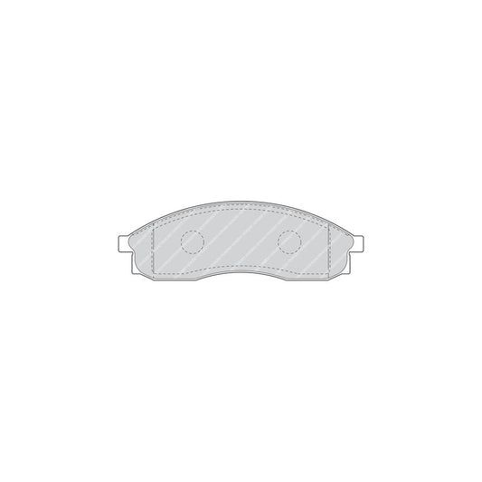 Ferodo Fqt874 Brake Pad Set For CITROEN Xantia Front Axle Incl Wear Warning Contact