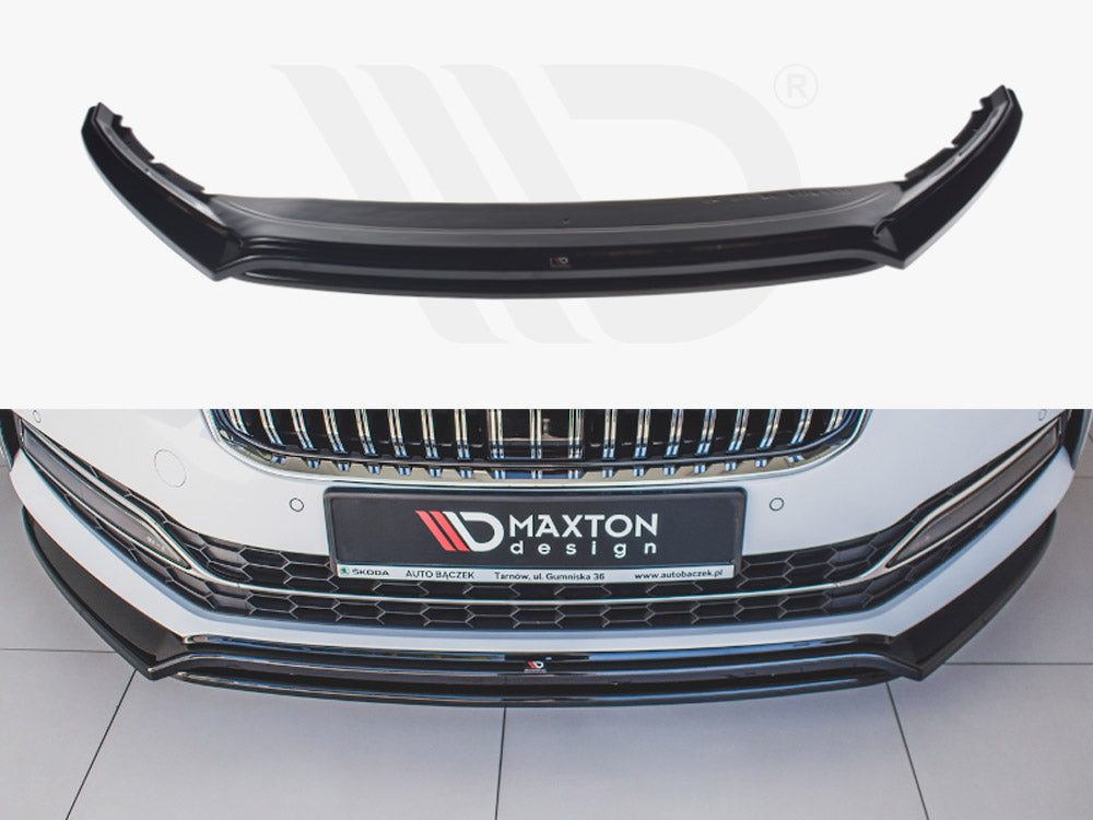 Maxton Design SK-SU-3F-FD3T+FD3RT Front Splitter V.3 Skoda Superb MK3 Fl | Duco Car Parts UK Car Parts