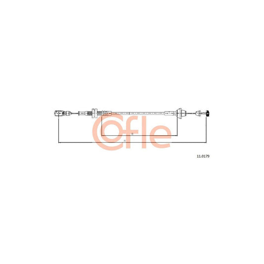 COFLE 11.0179 Throttle Cable for FORD ESCORT | Duco Car Parts UK Car Parts