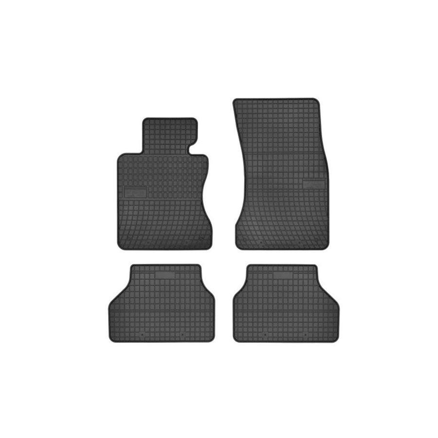 FROGUM Tailored 0663 Floor mat set for BMW 5 Touring (E61) Elastomer, Front and Rear, Quantity: 4, Black, (LHD)