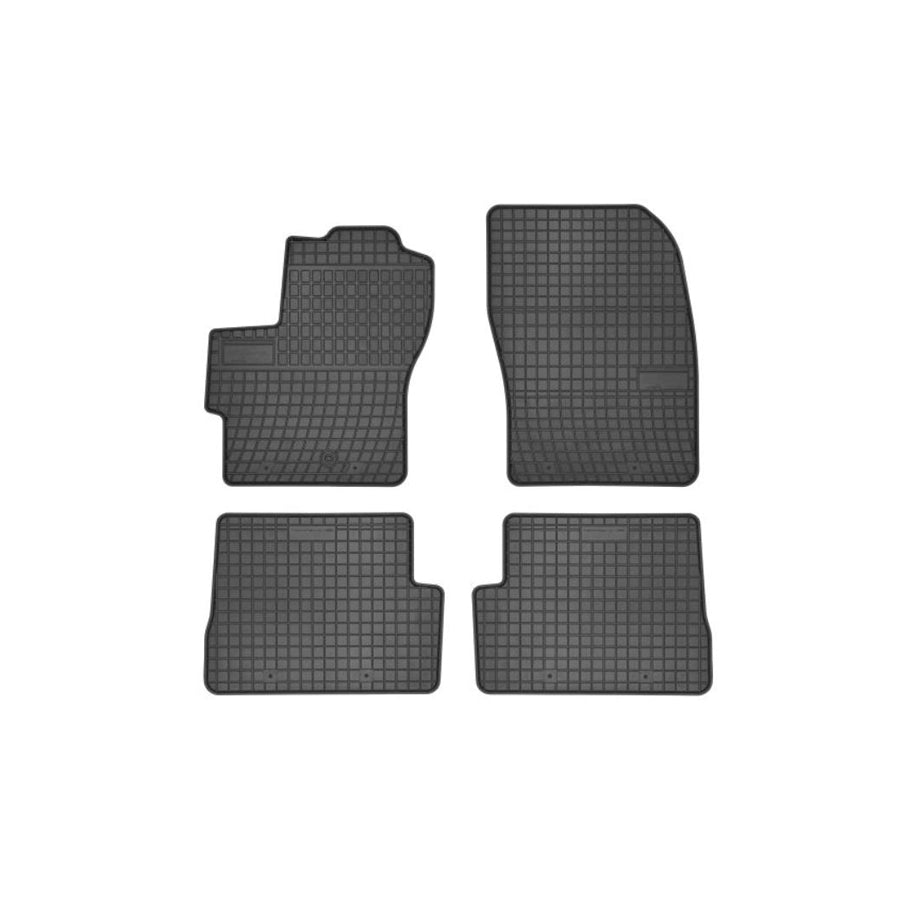 FROGUM Tailored 546009 Floor mat set for MAZDA 3 Elastomer, Front and Rear, Quantity: 4, Black, (LHD)
