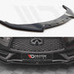 Maxton Design IN-Q60S-2-FD1T Front Splitter Infiniti Q60 S MK2 (2017-) | Duco Car Parts UK Car Parts